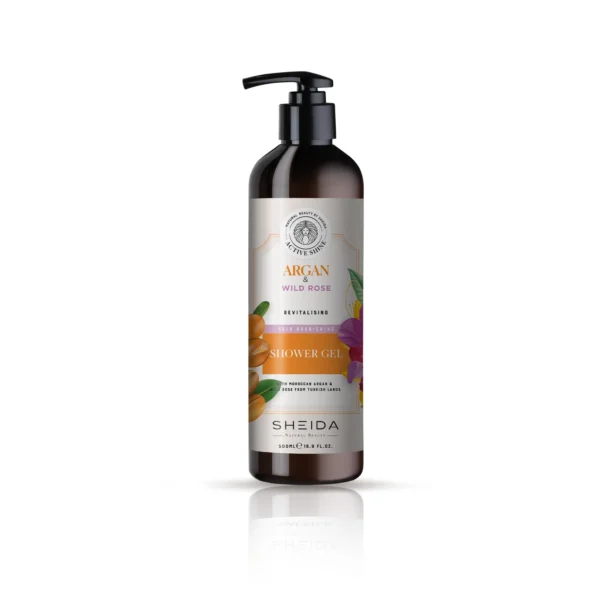 SHIEDA Shower Gel With Argan Oil & Wild Rose Water 500ml